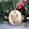 boule de Noël personnalisée artisanalement avec la photo de votre chien