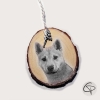 personnalisez la boule de Noël avec la photo d'animal de votre choix