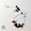 Boucles d'oreilles créole forme goutte d'eau femme argent 925