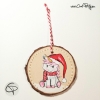 Boule de Noël originale licorne