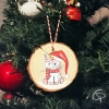 Décoration sapin de Noël artisanale licorne