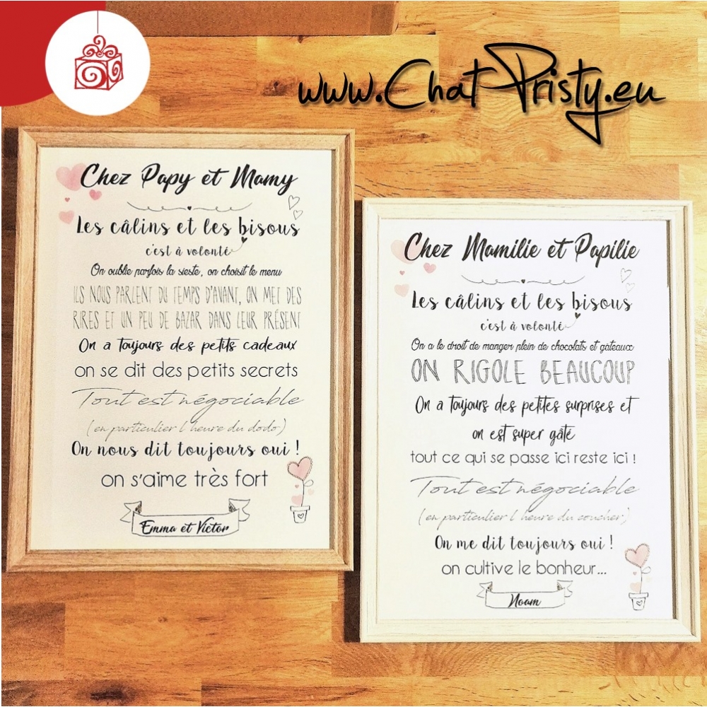 POSTER CHEZ PAPI & MAMIE (POST0186)