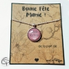 Pendentif mamie on t'aime cadeau original fête des grands-mères