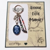 Porte-clé mamie ruban motif liberty