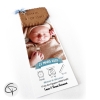 Faire-part naissance original garçon biscuit aimanté