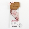 Faire-part naissance fille gâteau lu croqué