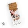 Faire-part naissance original magnet biscuit