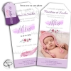 Faire-parts naissance fille cygne personnalisé