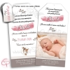 Faire-part de naissance original fille