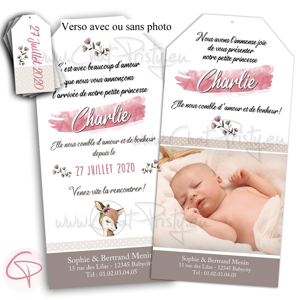 Faire-part naissance Le voici ! 