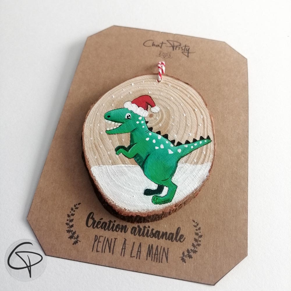 Boule de Noël originale dinosaure