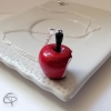 Pendentif pomme croquée bijou fantaisie