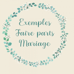 Aperçu de faire-parts de mariage entièrement personnalisables sur mesure