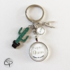 Porte-clef atsem cadeau original personnalisable prénom enfant