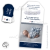 Faire-part naissance garçon personnalisé