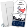 Faire-part naissance raton-laveur avec enveloppe