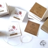 Faire-part de naissance kraft personnalisable