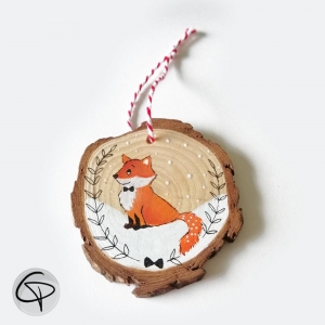 Boule de Noël originale renard