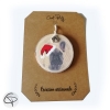 Boule de Noël personnalisée avec photo d'animal de compagnie