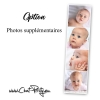 Faire-part de naissance avec bande photomaton