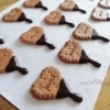 Magnet aimanté biscuit cœur chocolat pour dire merci