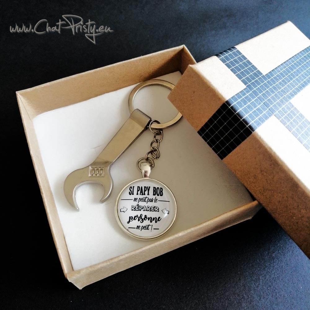 Porte clés 'Pipelette certifiée' idée cadeau à offrir