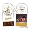 Faire-part naissance bébé garçon motif éléphant doux et tendre