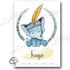 Décoration murale pour chambre d'enfant avec dessin d'éléphant
