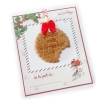 Biscuit "Joyeux Noël" à personnaliser avec un prénom pour sapin