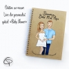 Livre Or Babyshower illustration personnalisable sur mesure