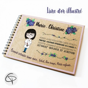 Livre d'or retraite cadeau original