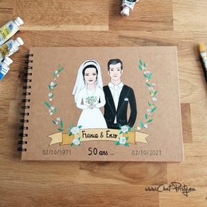 Livre d'or anniversaire mariage