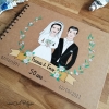 Livre d'or personnalisé pour anniversaire mariage