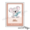 poster koala liste de naissance