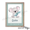 Affiche enfant originale koala personnalisable