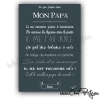 Personnalisez les phrases de l'affiche cadeau original pour papa