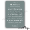 Affiche personnalisée cadeau fête des papas par Chat Pristy