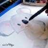 croquis koala pour affiche de naissance artisanale