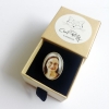 Broche original avec photo personne importante