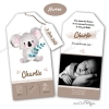 Faire-part naissance papier haut de gamme écologique – modèle koala