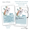 Carte naissance dire merci koala personnalisé