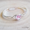 Bracelet fleurs pivoine