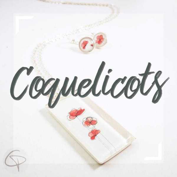 Bijoux coquelicots