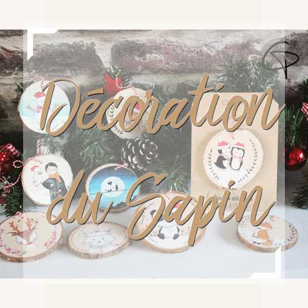 Decorations sapin de Noel