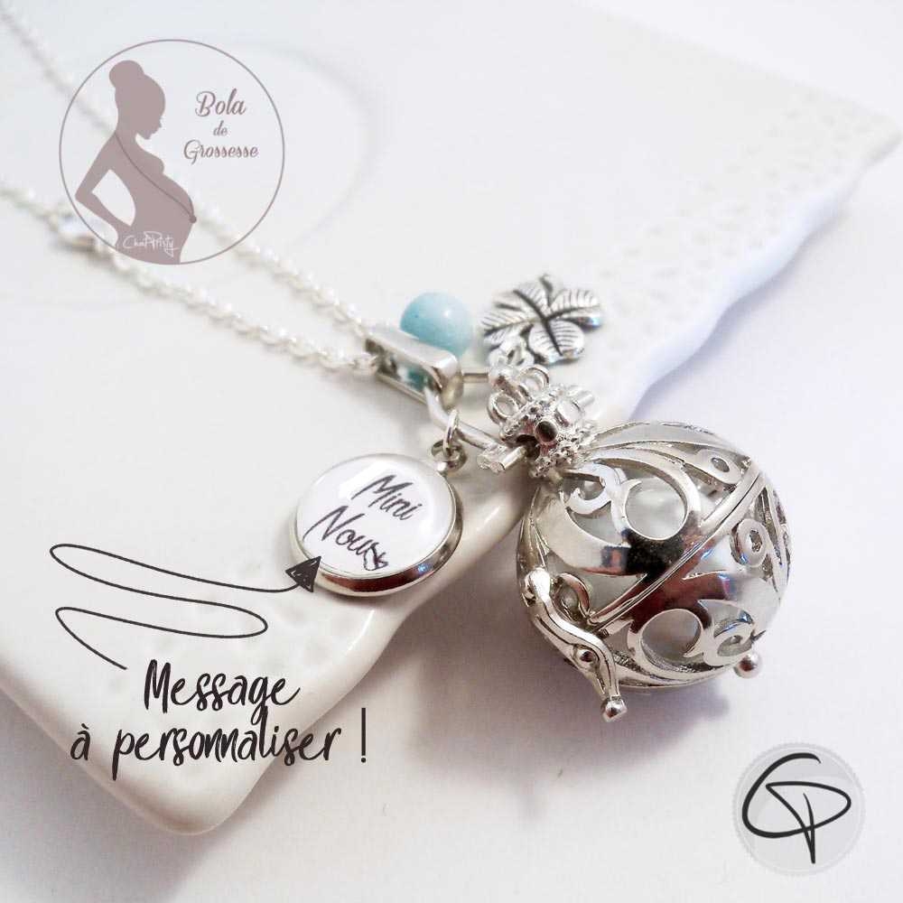 Bijou pour femme enceinte original et médaille personnalisable