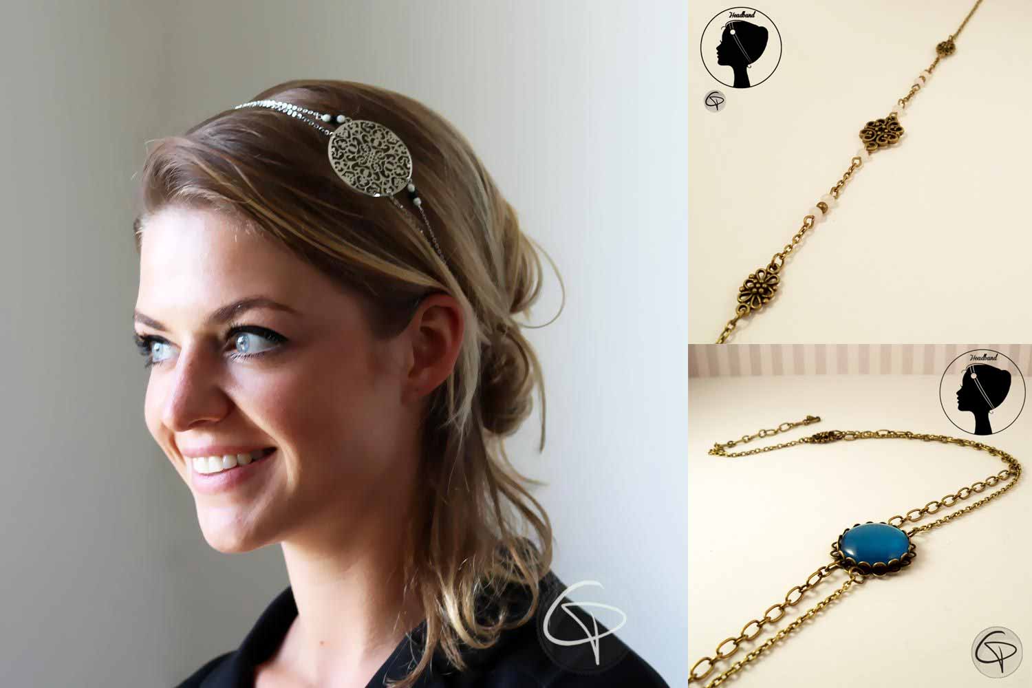 Bijoux de tête délicats et raffinés pour femme