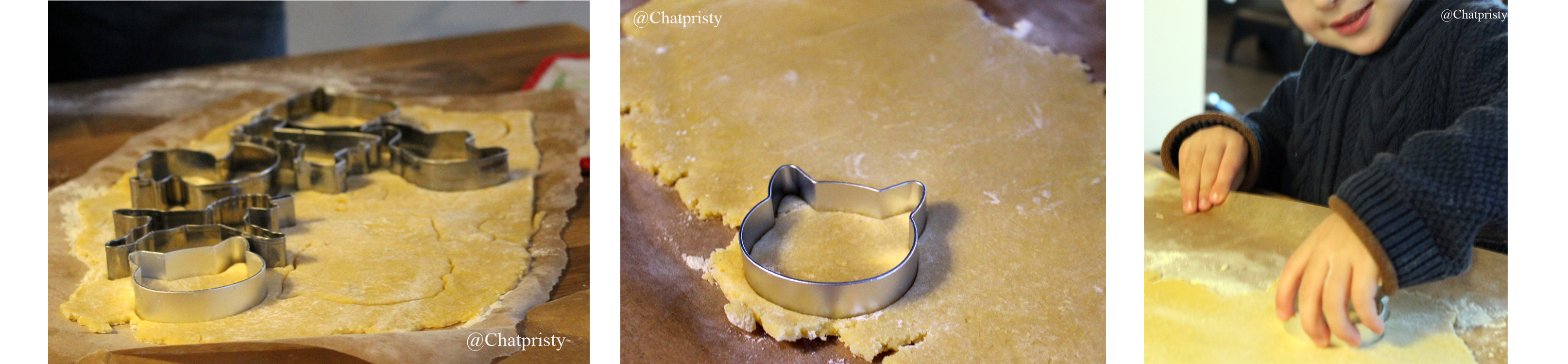 Emporte pièces chat sur pâte Butter Bredele